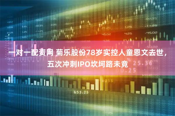 一对一配资网 菊乐股份78岁实控人童恩文去世，五次冲刺IPO坎坷路未竟