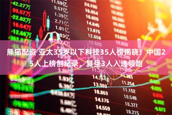 熊猫配资 亚太35岁以下科技35人榜揭晓！中国25人上榜创纪录，复旦3人入选领跑