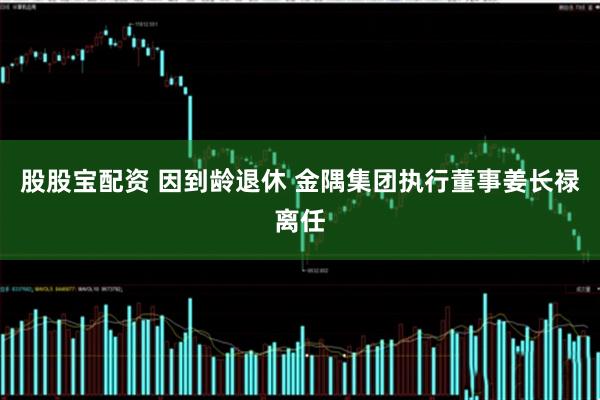股股宝配资 因到龄退休 金隅集团执行董事姜长禄离任
